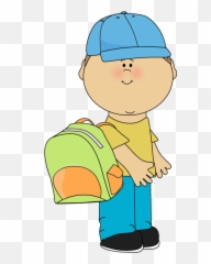 School Kids Clip Art - Boy Clipart Full Size PNG At