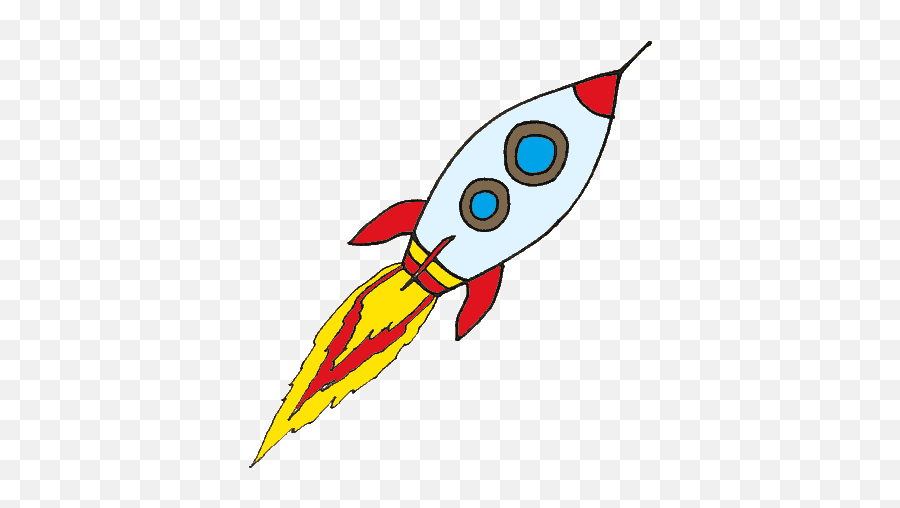How To Draw A Rocket Ship Step By - Cartoon Rocket Ship Rocket Drawing Easy  Png,Rocketship Png - free transparent png images 