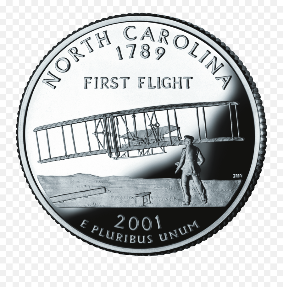 2001 Nc Proof - North Carolina State Quarter Png,Proof Png
