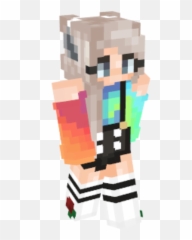 Download Asuna Girl Minecraft Skin Hd - Fictional Character Png,Minecraft Png