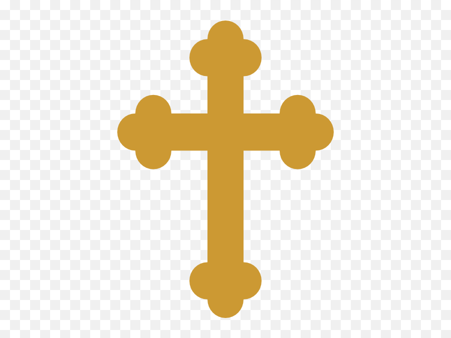 Gold Cross Baptism Clip Art - Cross For Christening Gold Png,Baptism Png