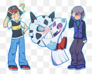 Download Paul X Ash Pokemon In Love - Pokemon Paul X Ash Png,Pokemon Ash Png