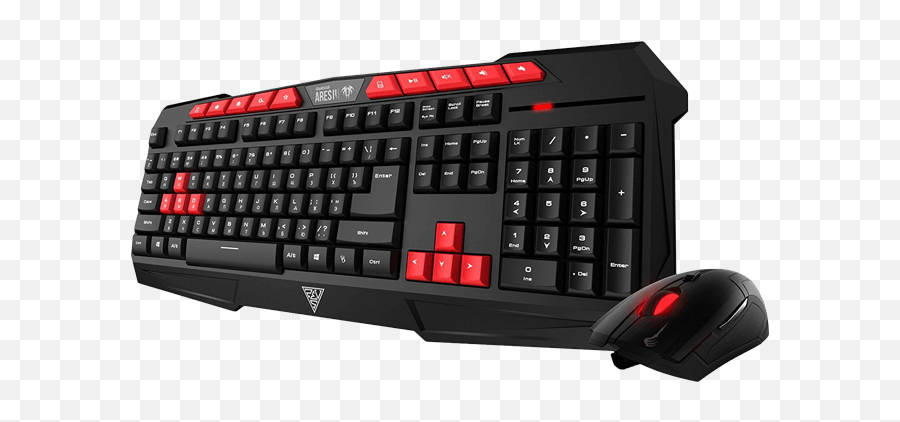 Ares V2 Essential Combo 3200 Dpi Wired Usb Blackred Gaming Keyboard U0026 Mouse - Gamdias Ares Gaming Keyboard Png,Gaming Keyboard Png