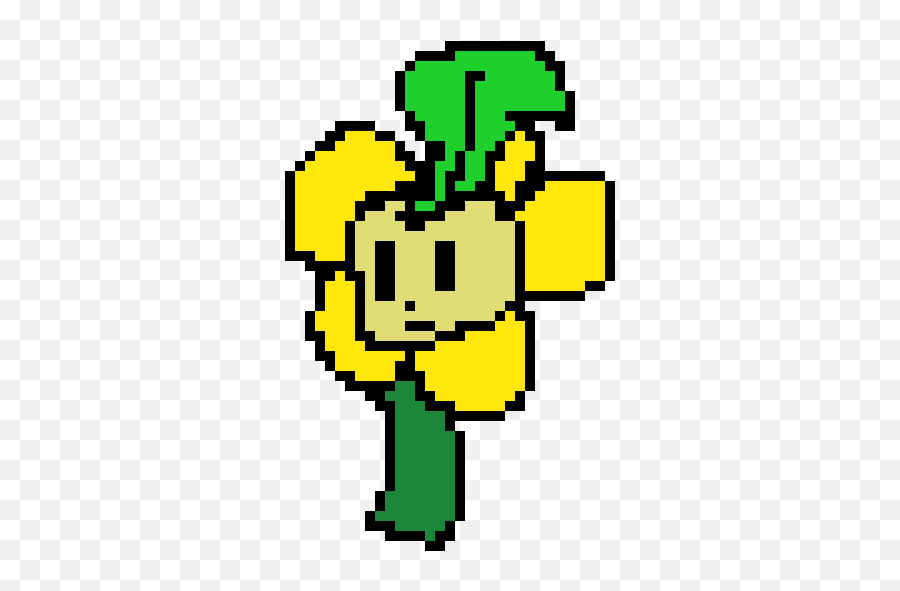 Leafeonflowey Pixel Art Maker - Fictional Character Png,Leafeon Png