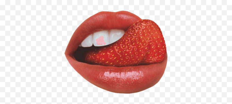 Tongue Strawberry Transparent Png - Png Tongue,Tongue Transparent