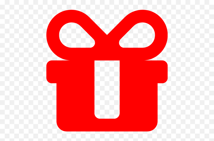 Red Gift 5 Icon - Red Gift Icon Png,Gift Icon Png