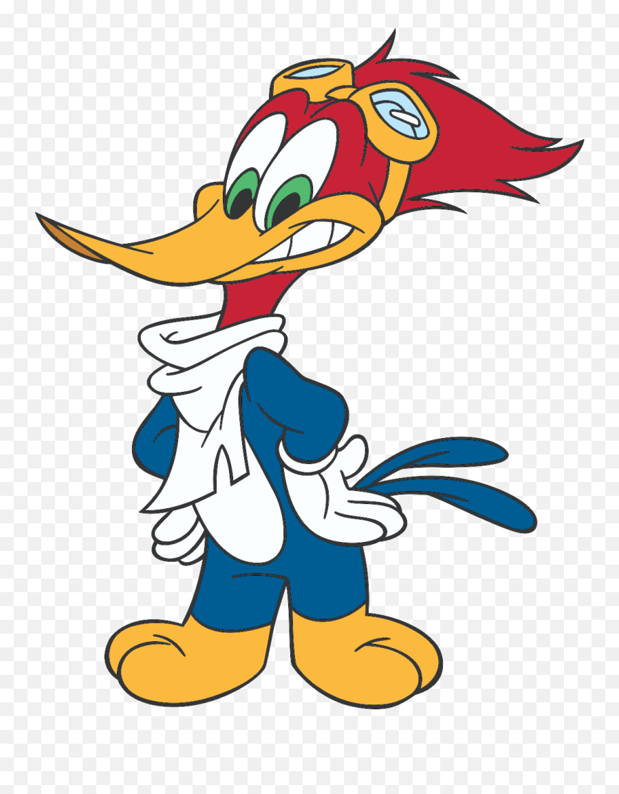 Woody Woodpecker Cartoon - Woody Woodpecker Pilot Png,Woodpecker Png