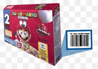 Codigo De Barras Png - Caja Del Cereal Super Mario Para La Codigo Barras Sams