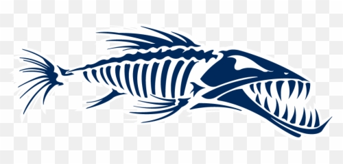 Skeleton Fish - Beeracuda Sticker Png,Fish Skeleton Png