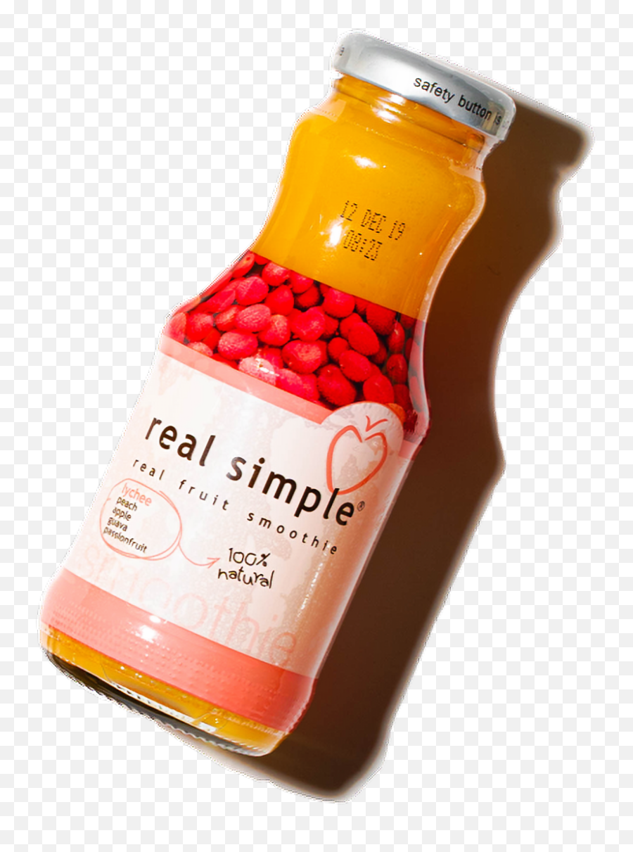Lychee Peach Apple Guava U0026 Passionfruit Smoothie - Glass Bottle Png,Passion Fruit Png