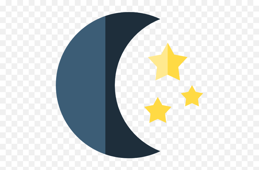 Iphone Crescent Moon Icon - Flag Png,Night Stars Png