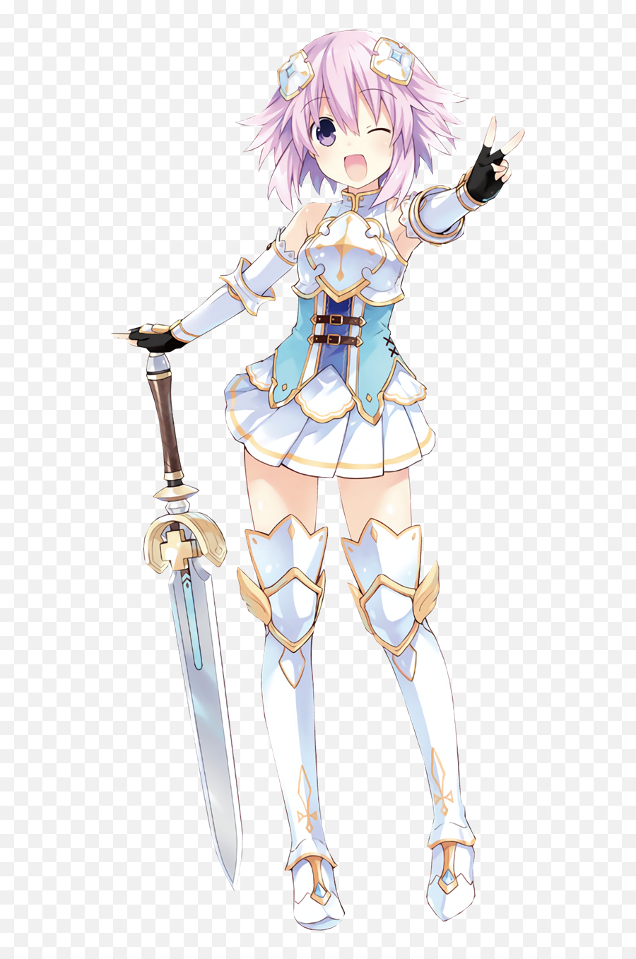 Download Hd 4go Neptune - 4 Goddesses Online Neptune Women Warriors In Literature And Culture Png,Neptune Png