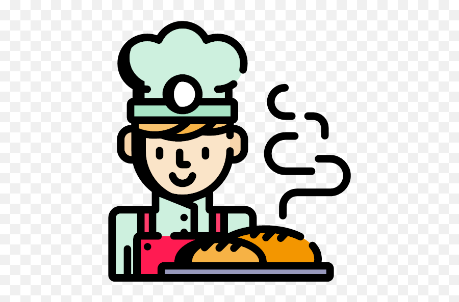 Bakery Svglinecolor Baker Icon Png Chef