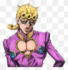 Transparent Johnny Joestars - Giorno Giovanna Png