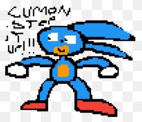 Pixilart - Sanic Sprite Png,Sanic Png
