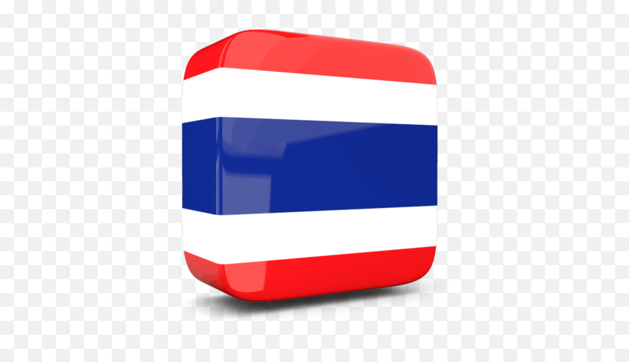 Glossy Square Icon 3d - Flag Thailand Logo Transparent Png,Thai Flag Icon