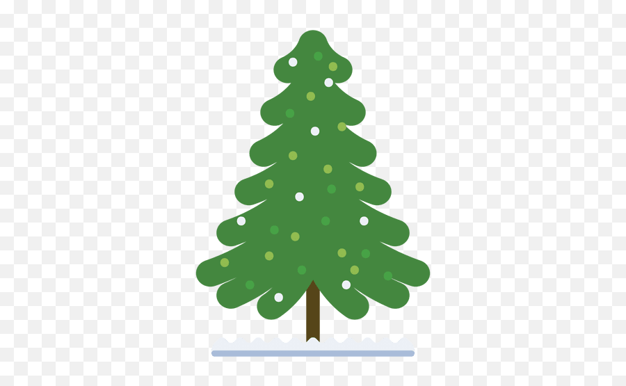 Christmas Tree Decorated Flat Icon 32 - Transparent Png Vertical,Family Tree Icon