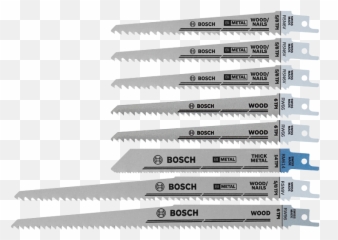 Reciprocating Saw Blade Set - Bosch Reciprocating Saw Blades Png,Saw Blade Png