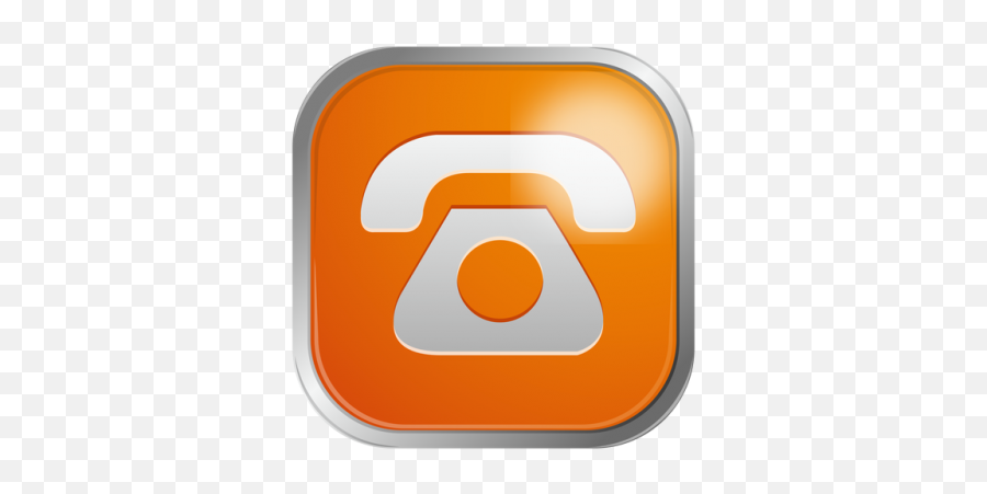Transparent Mobile Icon - 10853 Transparentpng Orange Telephone Icon Png,Transparent Phone Icon