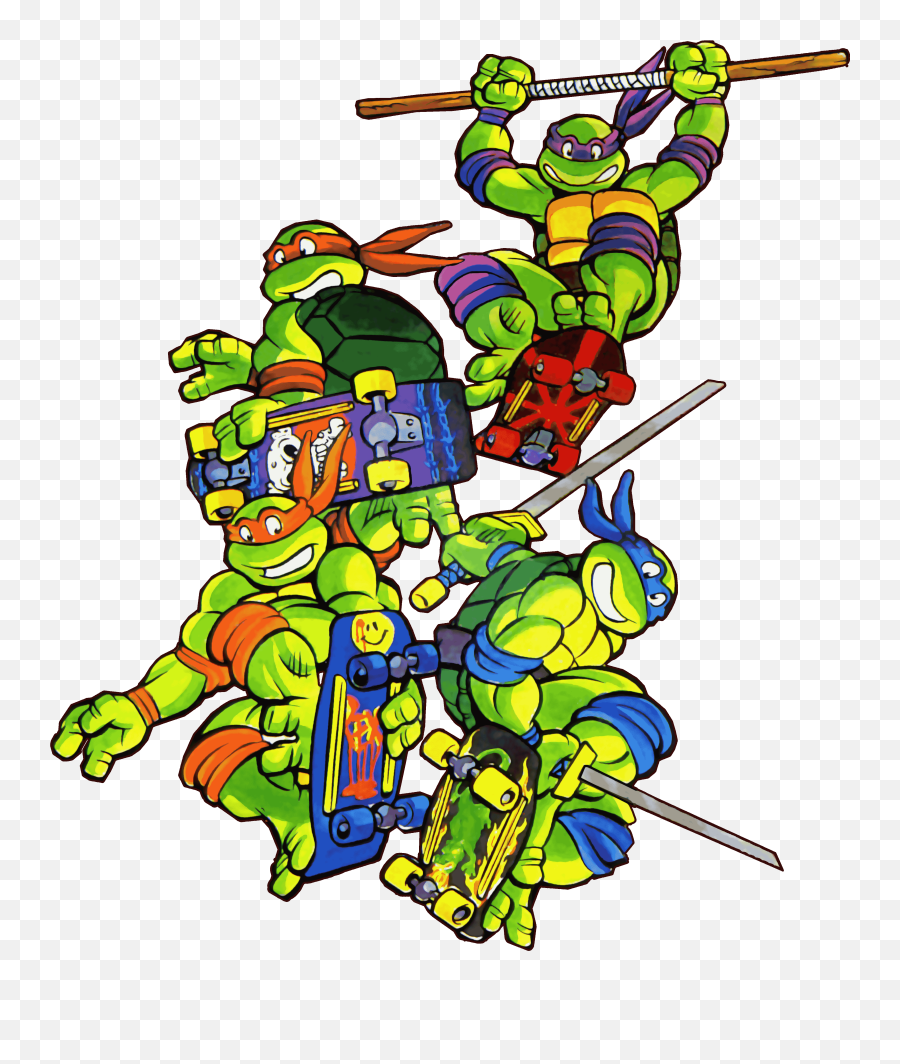 Teenage Mutant Hero Turtles Ii Clipart - Teenage Mutant Ninja Turtles 2 Nes Png,Teenage Mutant Ninja Turtles Png