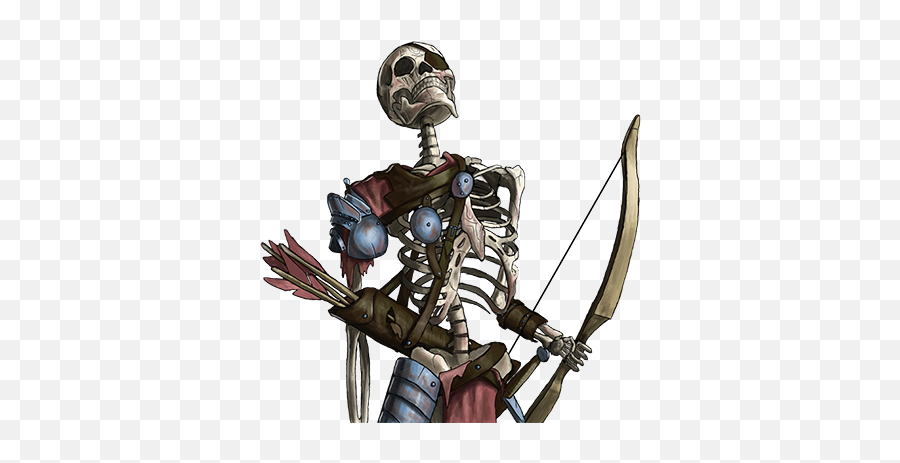 Skeleton Archer - Wesnoth Units Database Dnd 5e Skeleton Archer Png,Archer Png