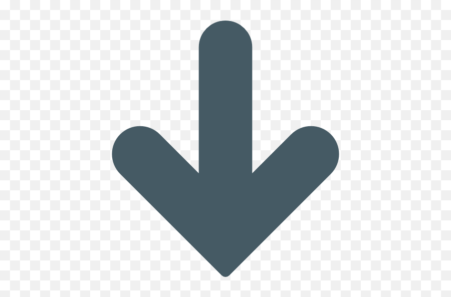 Down Arrow - Free Arrows Icons Arrow Down Icon Png,Low Priority Icon