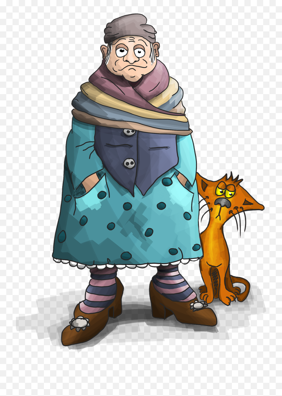 Grandmacatthe Old Ladygrannybaba - Free Image From Png,Old Lady Png