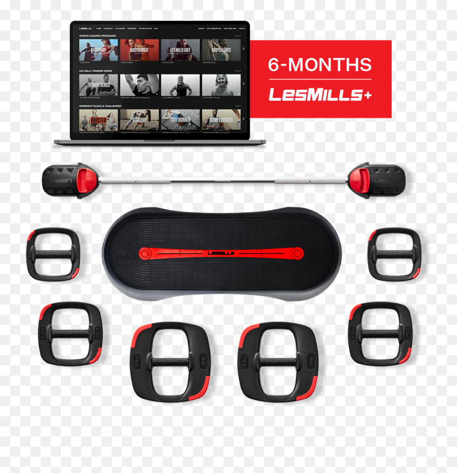 Bodypump Bundle 6 Month Free Subscription - Les Mills Body Pump Equipment Australia Png,Icon Squad 3 Backpack Review