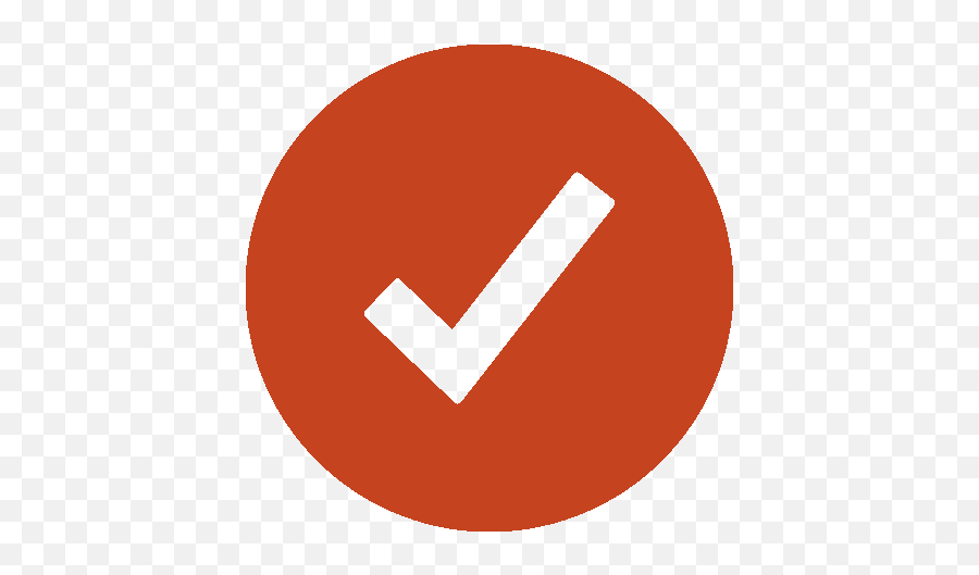 Checkmark - Iconorange Space Test Transparent Check Icon Orange Png,Bounce Rate Icon