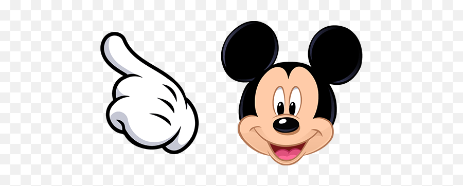 Mickey Mouse Hand F - You Cursor Sweezy Custom Cursors Mickey Mouse Hand Cursor Png,Mouse Pointer Hand Icon