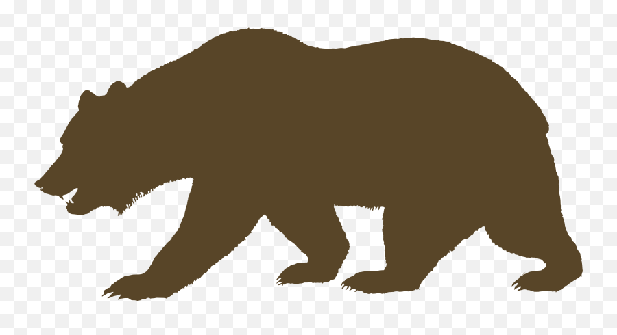 California Bear Png 4 Image - Outline California Flag Bear,Bear Png