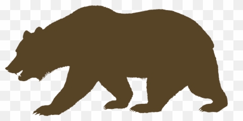 California Bear Png 4 Image - Outline Flag