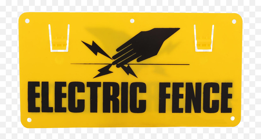 Pp Uv Resistance Yellow Plastic Electric Fencinng Warning - Language Png,Yellow Warning Icon