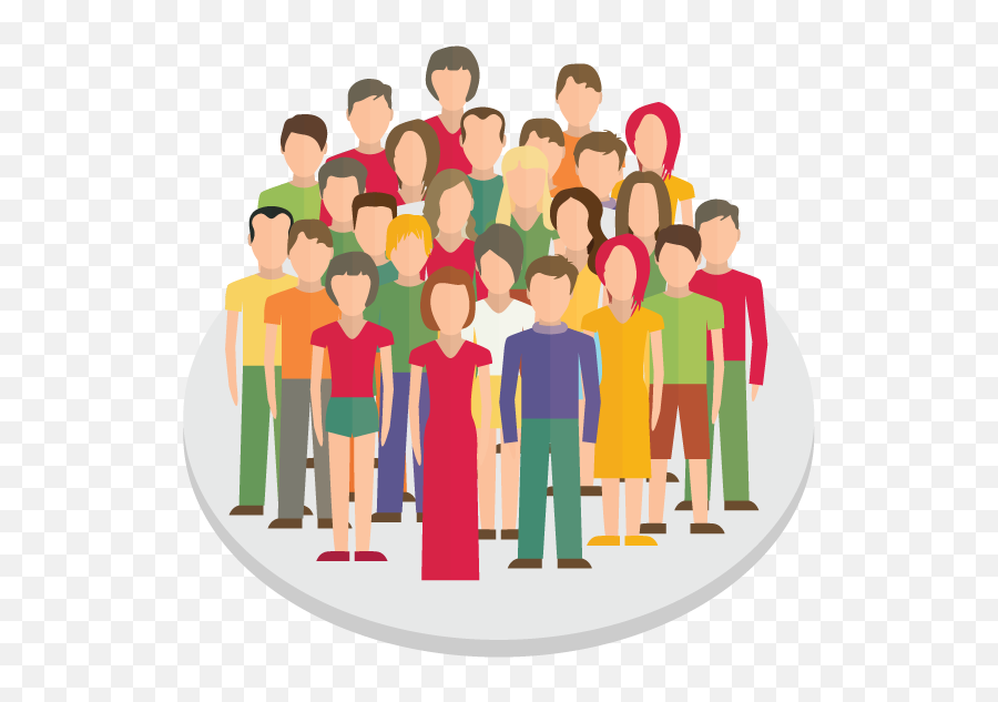 Crowd Clipart Person Icon Picture 843279 - Group Of People Icon Png,People Icon Png