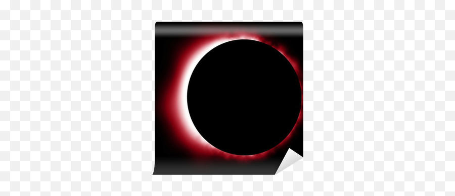 Wall Mural Glowing Red Eclipse - Pixersus Dot Png,Eclipse Icon