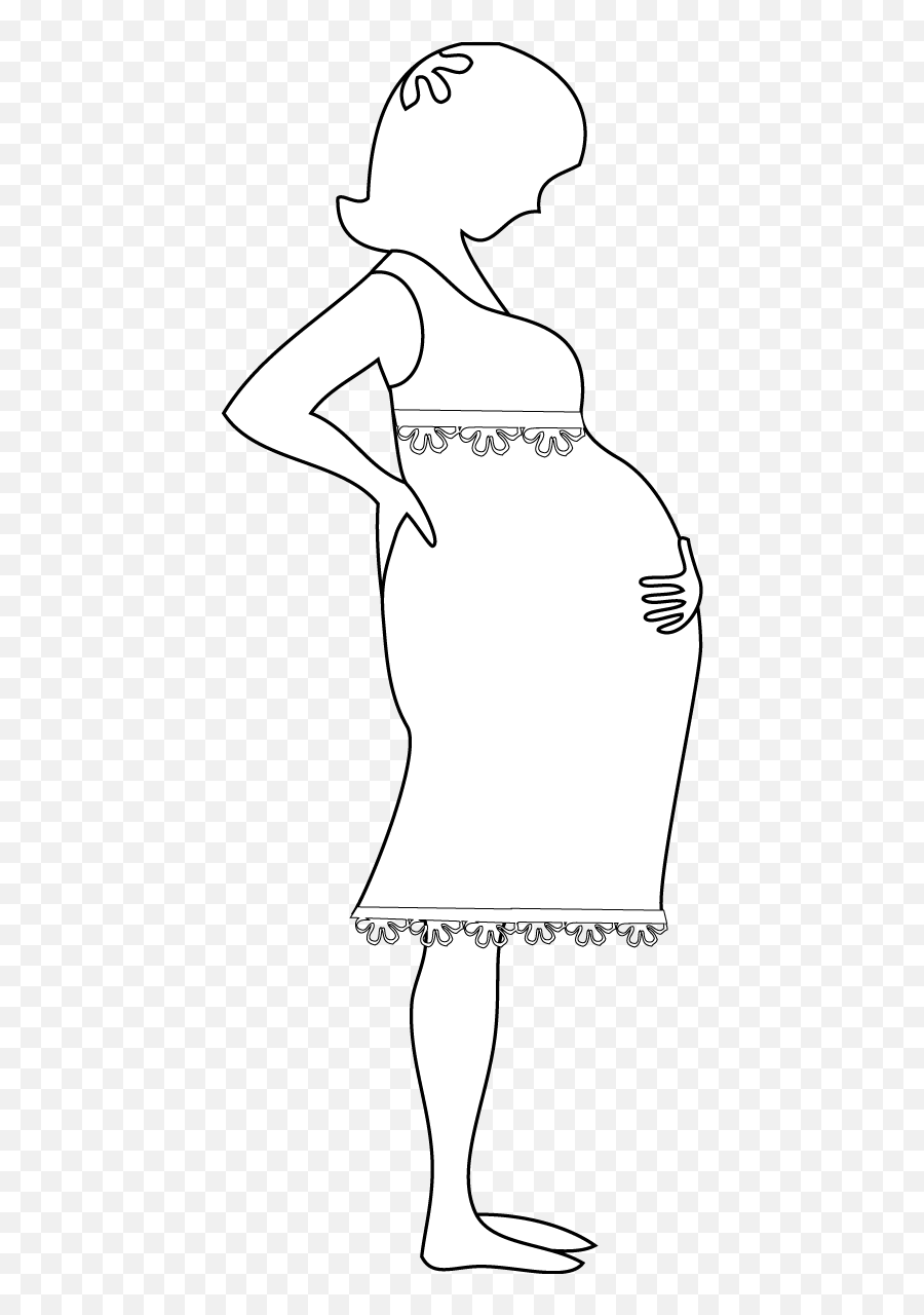 Silhouettes Of Pregnant Women The Baby Transparent PNG