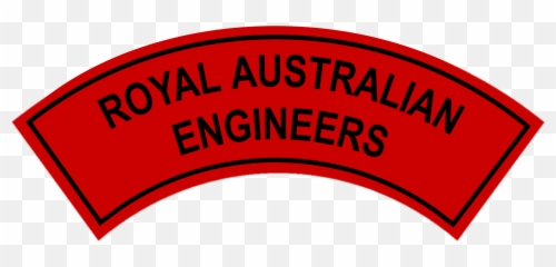 Fileroyal Australian Engineers Battledress Flash Border No - png