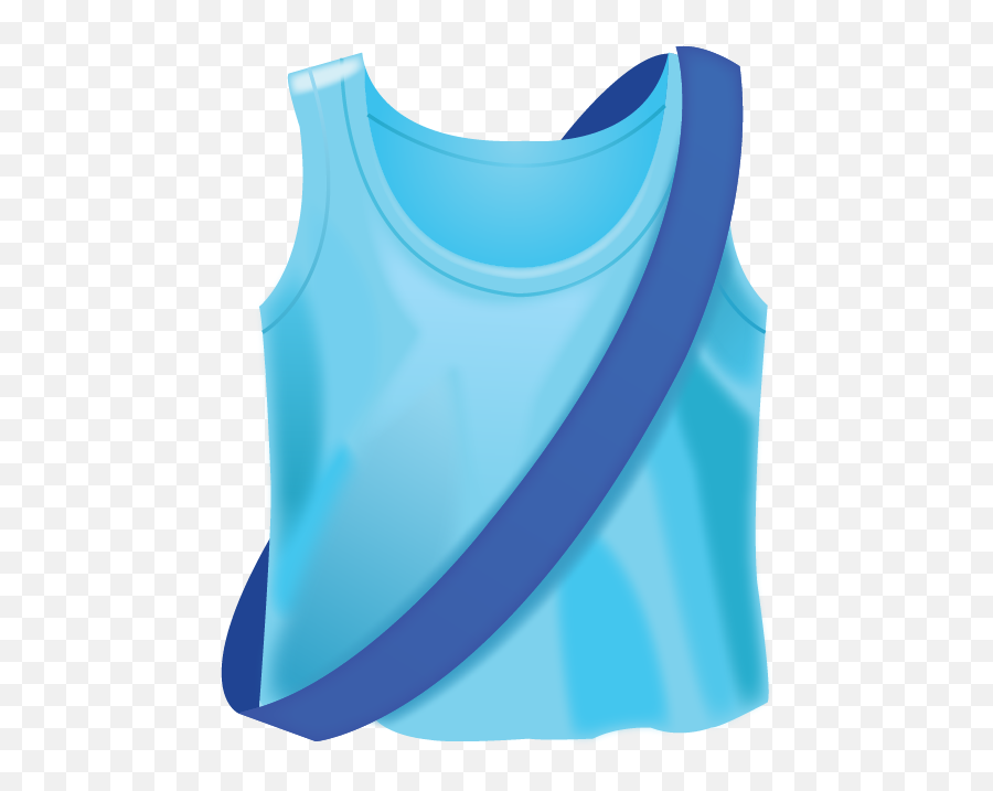 Running Shirt With Sash Emoji Icon - Sash Emoji Png,Running Emoji Png