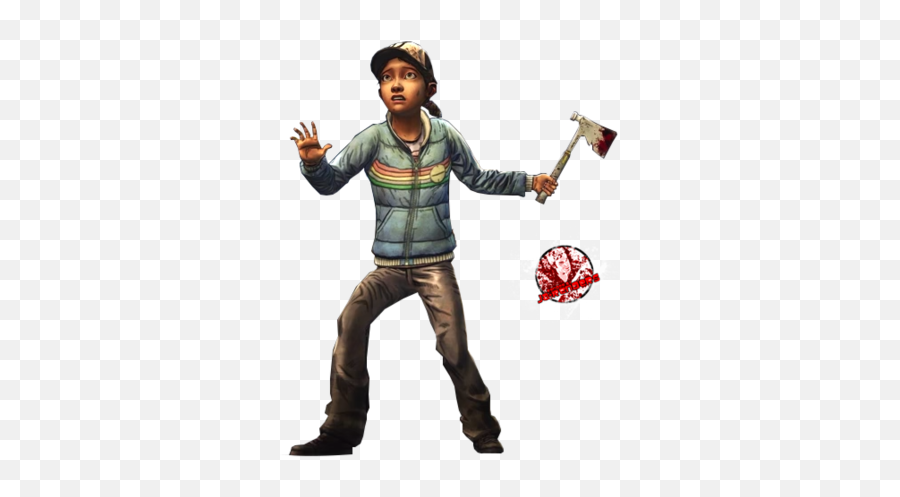 Clementine Version - Clementine Walking Dead Render Png,Clementine Png