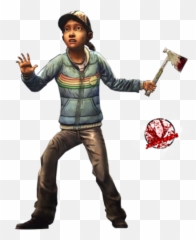 Clementine Version - Clementine Walking Dead Render Png,Clementine Png