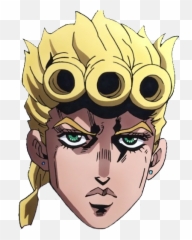 Jojojojogiornogiovanna Freetoedit - Giorno Face Transparent Png,Giorno Giovanna Png