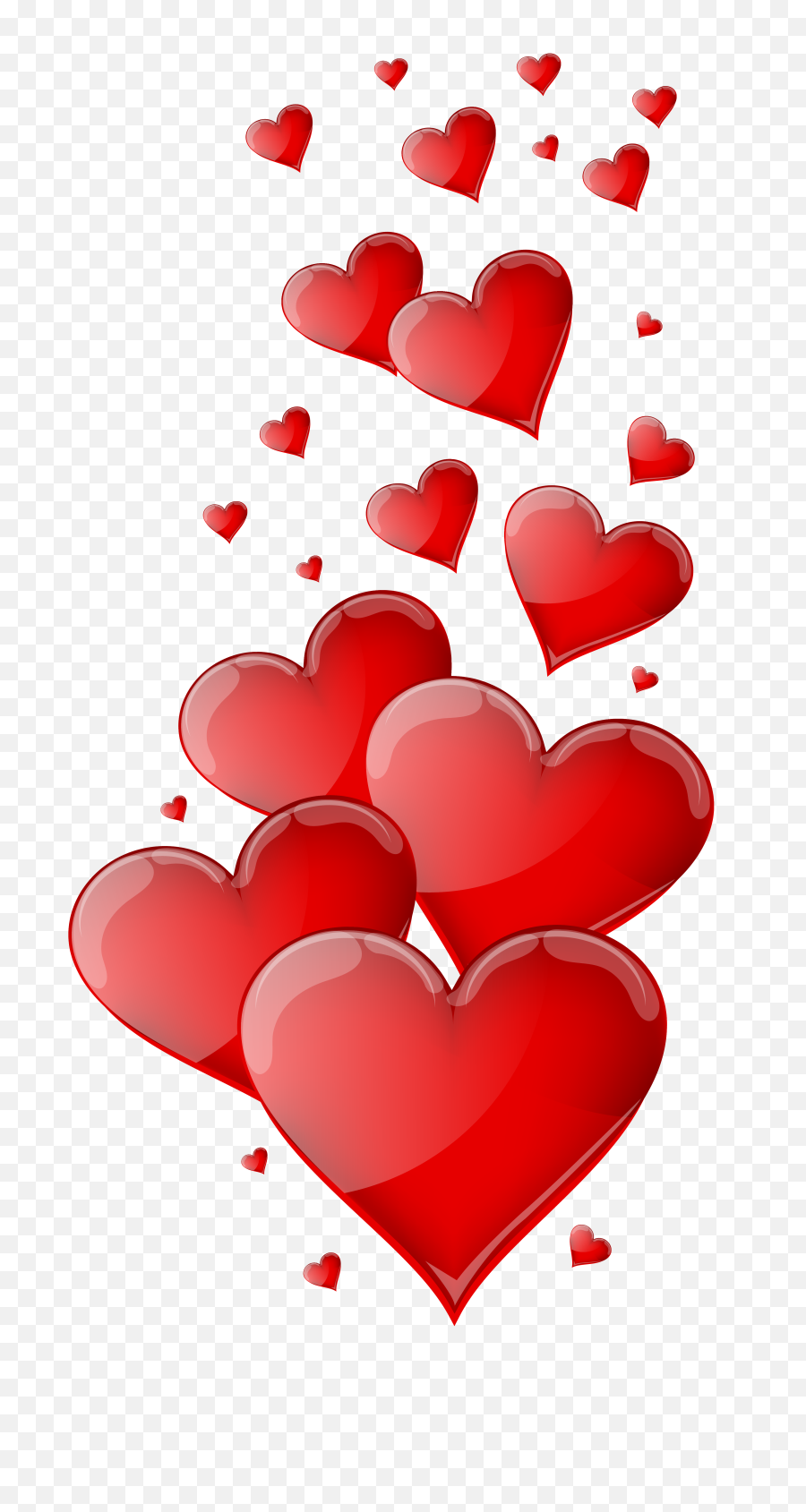 Hearts Png And Vectors For Free - Red Hearts Png,Falling Hearts Png