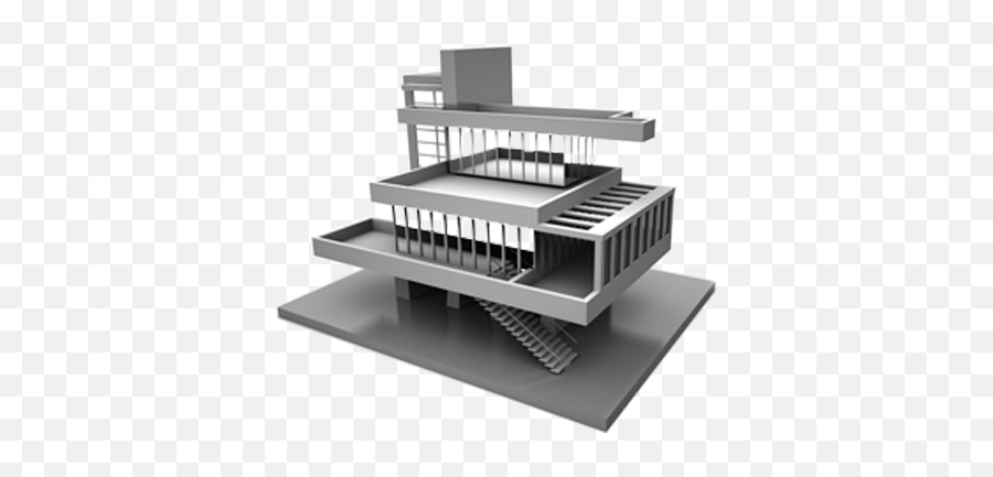 Architecture Model Png 6 Image - Architecture,Black Model Png