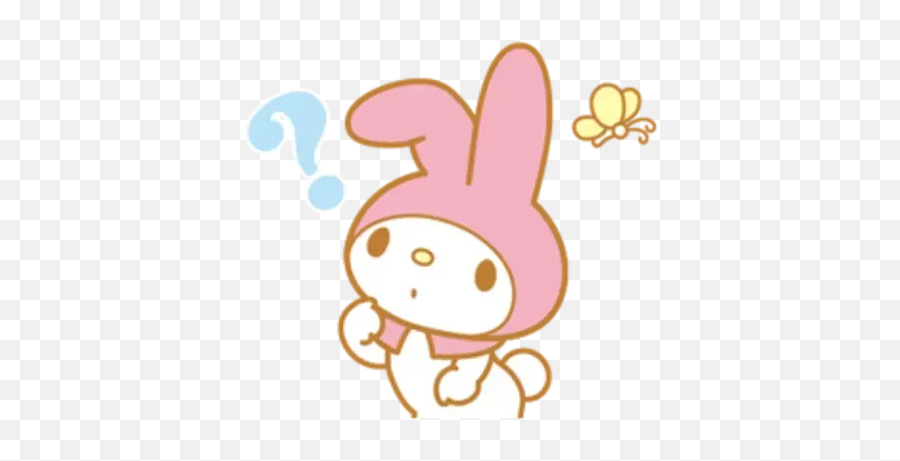 My Melody Whatsapp Stickers - Stickers Cloud My Melody Animated Stickers Png,My Melody Transparent