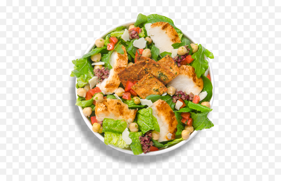 Download Hd Chicken Salad Bowl - Food Website Design Templates Png,Salad Bowl Png