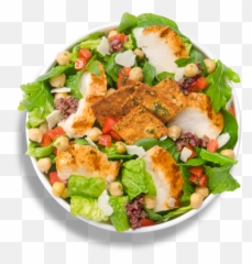 Download Hd Chicken Salad Bowl - Food Website Design Templates Png,Salad Bowl Png