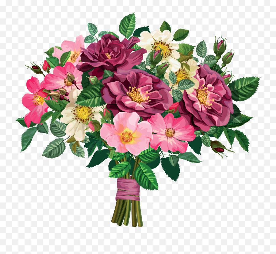 Transparent Background Clipart Flower Png Bouquet