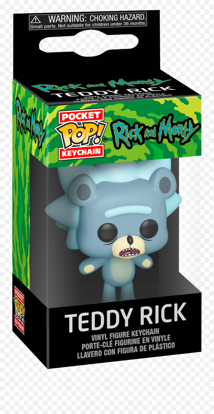 Rick And Morty - Teddy Rick Pocket Pop Keychain Rick And Morty Death Crystal Morty Png,Rick And Morty Png Transparent