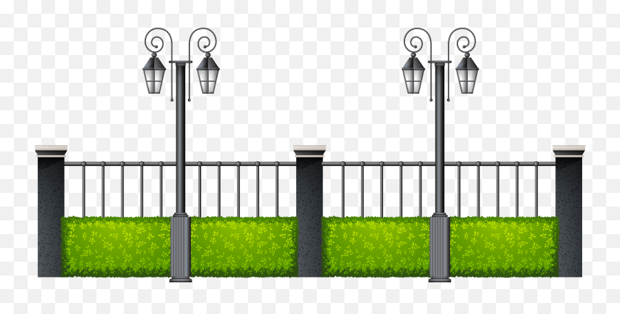 Park Clipart Top View - Street Lights Clipart Png,Grass Top View Png