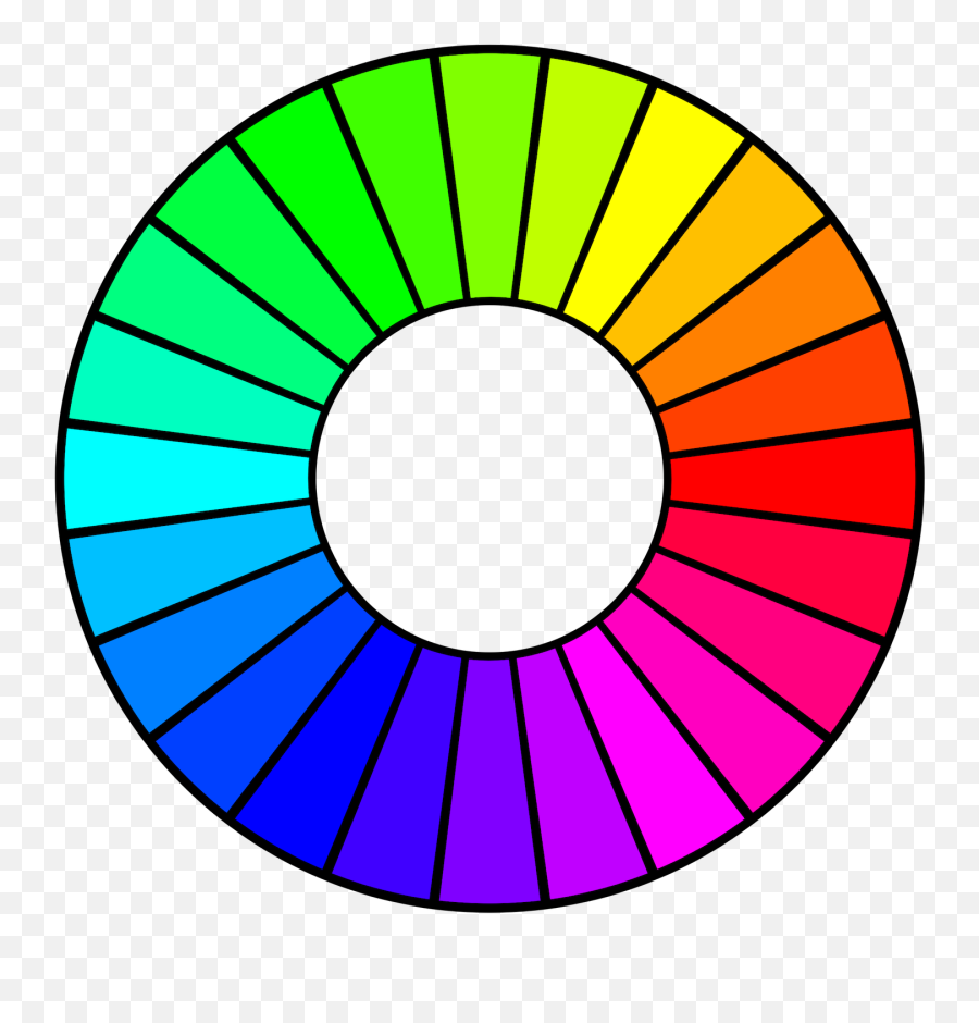 Color Wheel Drawing Hue Tertiary - Color Wheel Clipart Png,Color Wheel Png